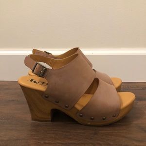 Korks by Kork-Ease Blush Sing Back Platform Sandal